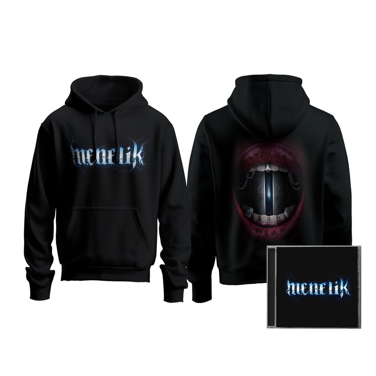 PACK CD + HOODIE - MENELIK