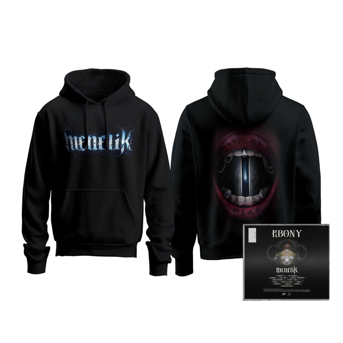 PACK CD + HOODIE - MENELIK